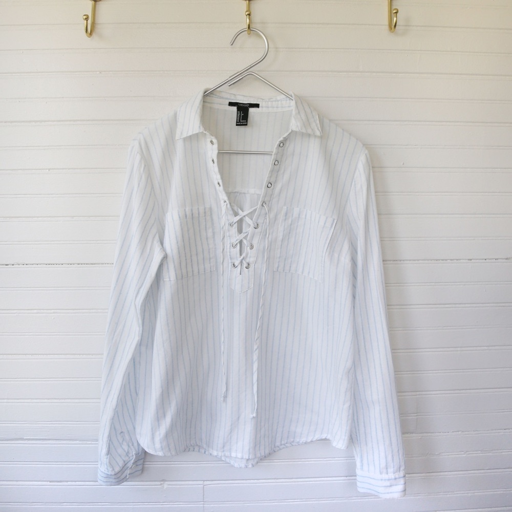 F21 cotton breezy shirt SZ Small